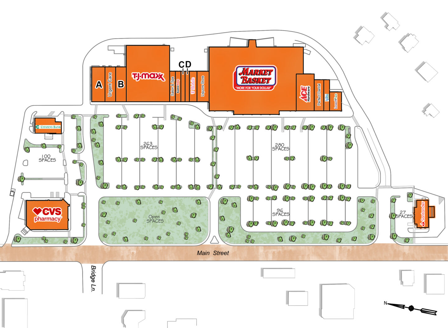 Map of WILMINGTON PLAZA