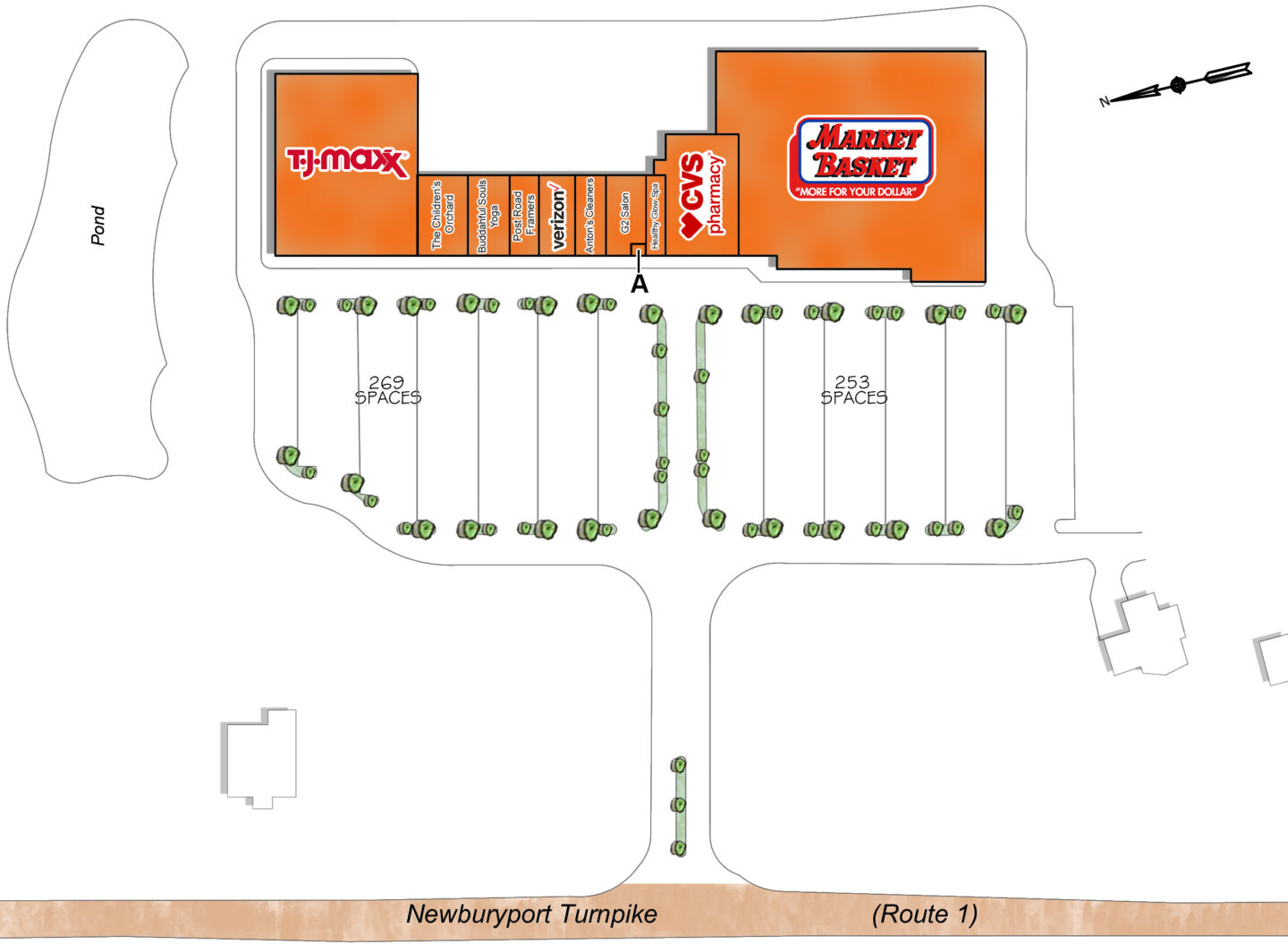 Map of ROWLEY MARKET PLACE